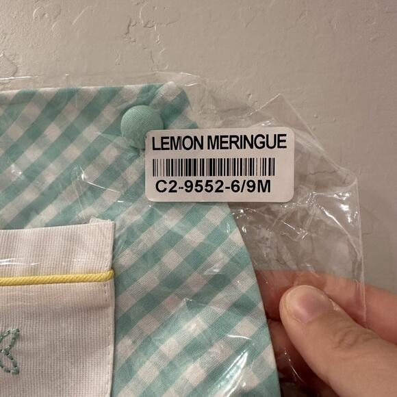 NWT Ricrac & Ruffles Lemon Meringue Jon-Jon Romper - Picture 4 of 4